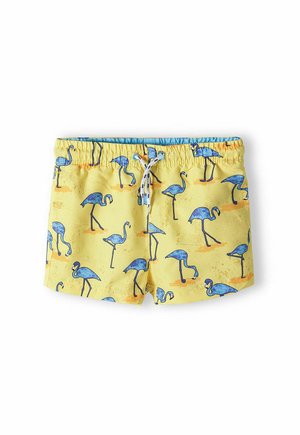 ALL OVER PRINT - Swimming shorts - yellow blue