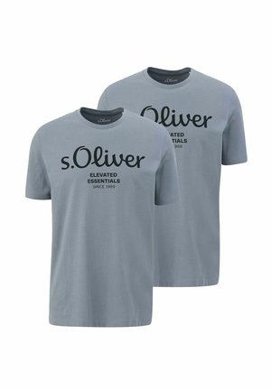 2 PACK - T-Shirt print - grau