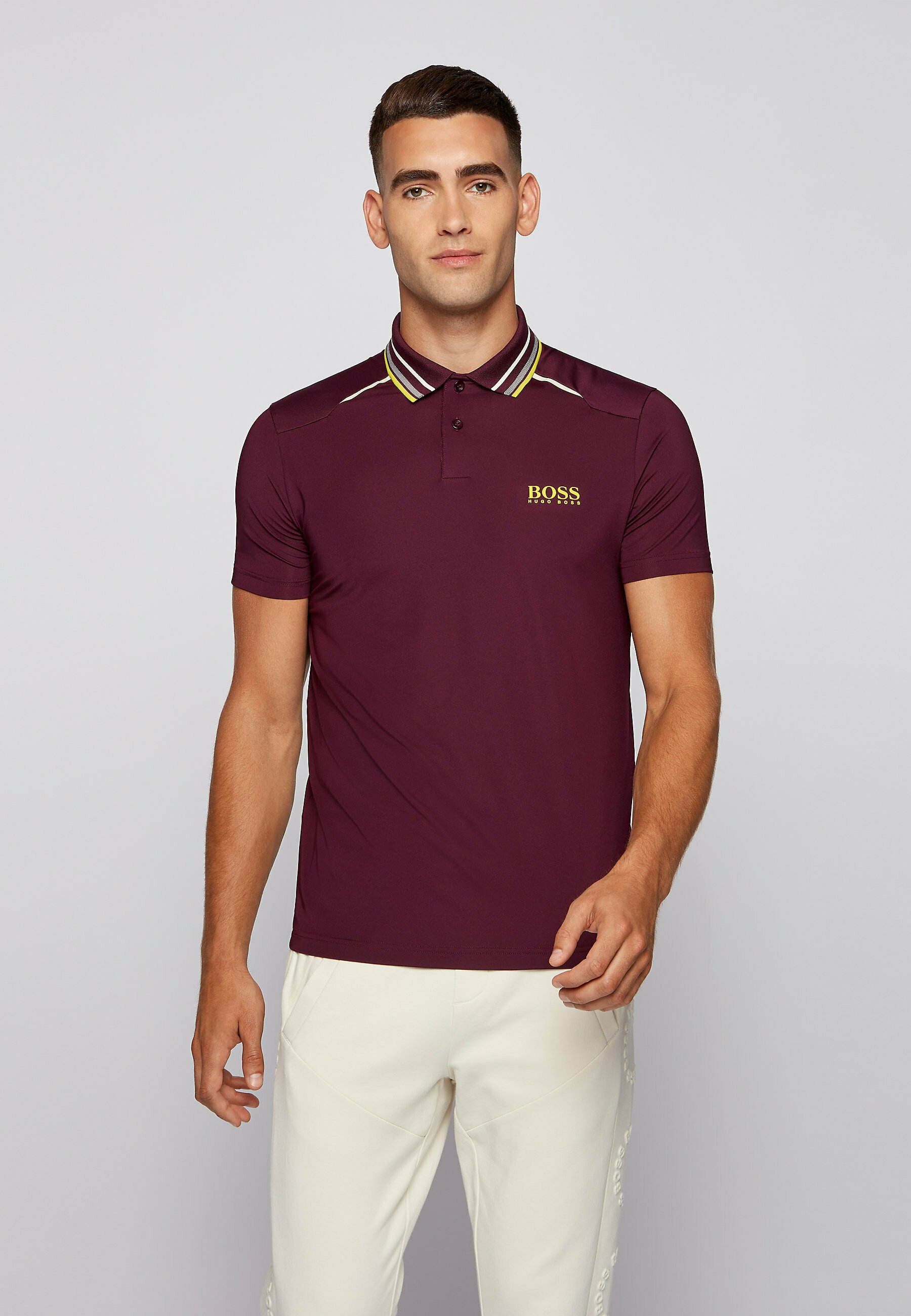 BOSS PADDYTECH - Poloshirt - purple/lila