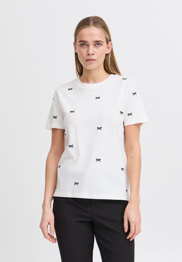 IHCAMINO - Print T-shirt - cloud dancer