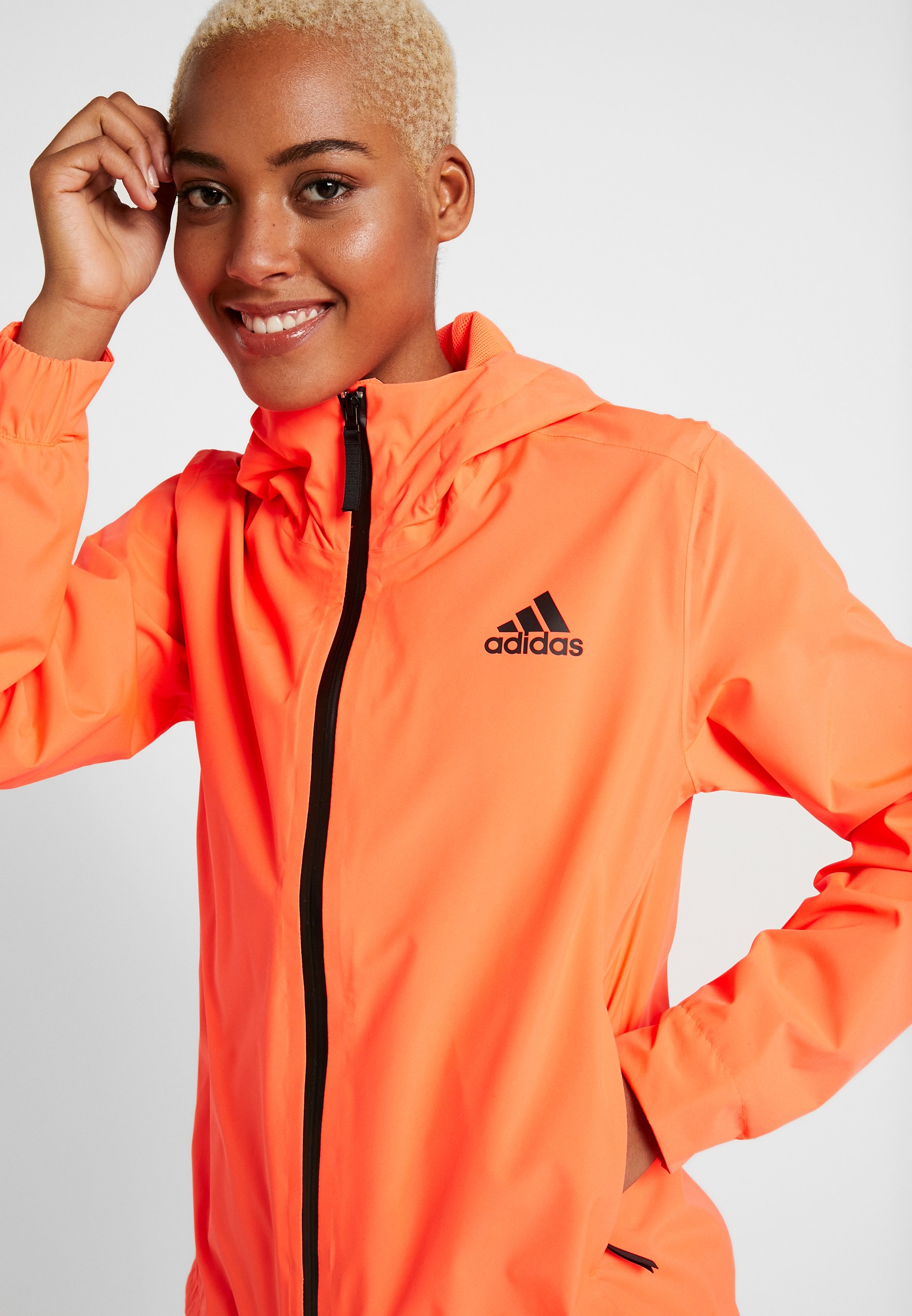 adidas Performance BSC 3 STRIPES RAIN.RDY Regnjakke adidas Performance 3-STRIPES RAIN.RDY - Regnjakke - red