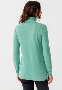 Damart COL ROULÉ  - Maglione - vert grisé