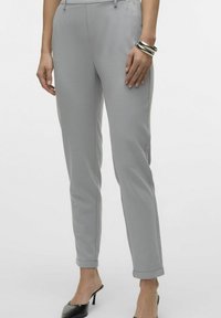 Vero Moda VMMAYA MONE TAILOR  NOOS - Broek - light grey melange