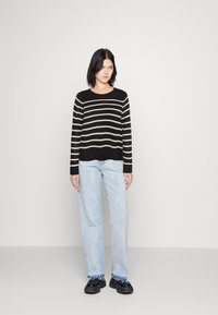 Vero Moda NOVA LS O-NECK GA NOOS - Pullover - black/birch
