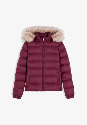Tommy Jeans, HOODED - Dunjakker - calypso berry