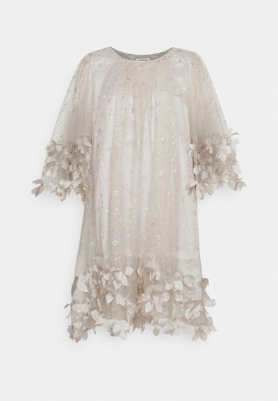 Ida Sjöstedt RIVER DRESS - Cocktailkleid/festliches Kleid - pale mushroom/silver glitter