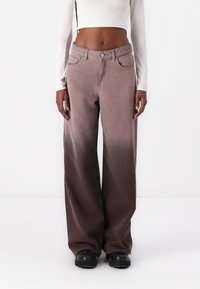 JJXX JXTOKYO WIDE - Široke hlačnice - seal brown