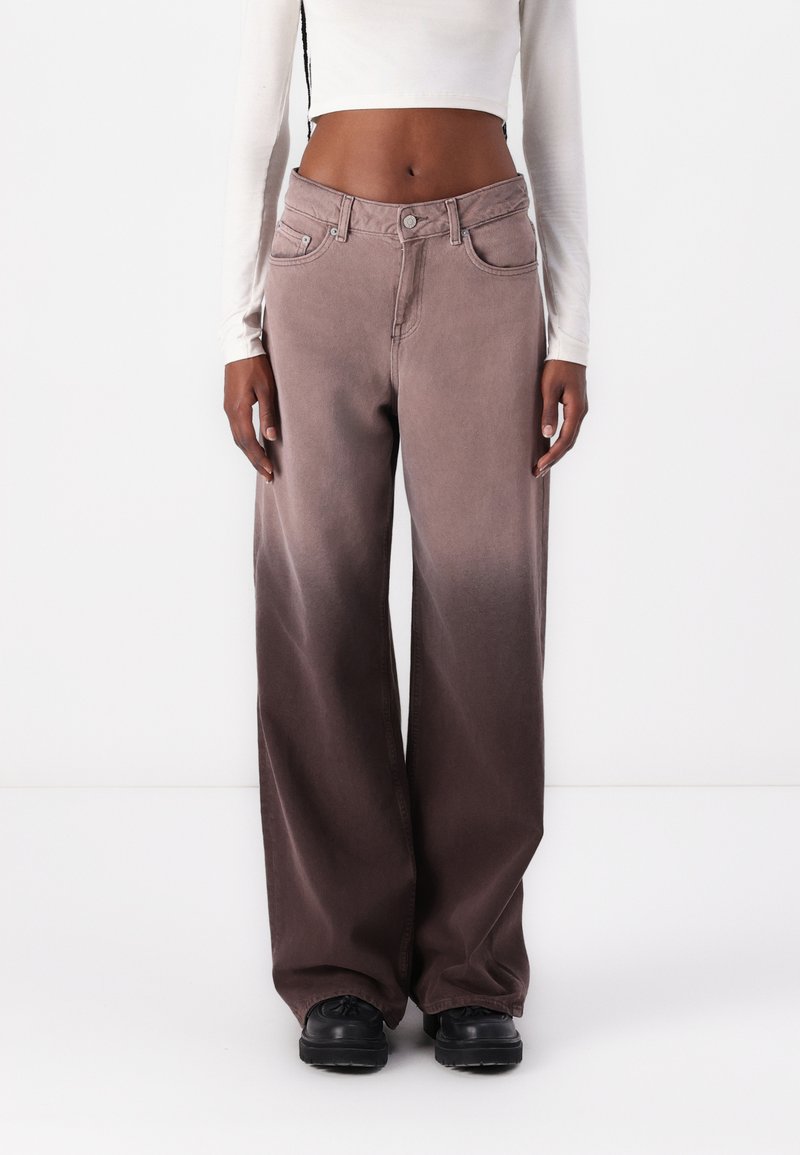 JJXX JXTOKYO WIDE - Široke hlačnice - seal brown