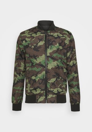 EDUARDO - Giubbotto Bomber - khaki/black