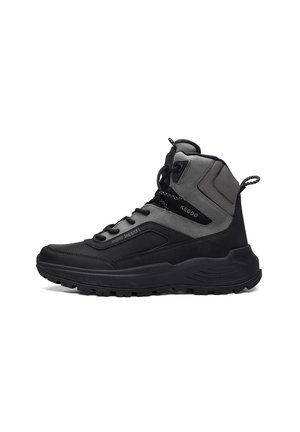 Botines con cordones - black grey