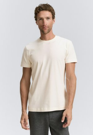 MIT STRETCH - T-shirt basic - gardenia white