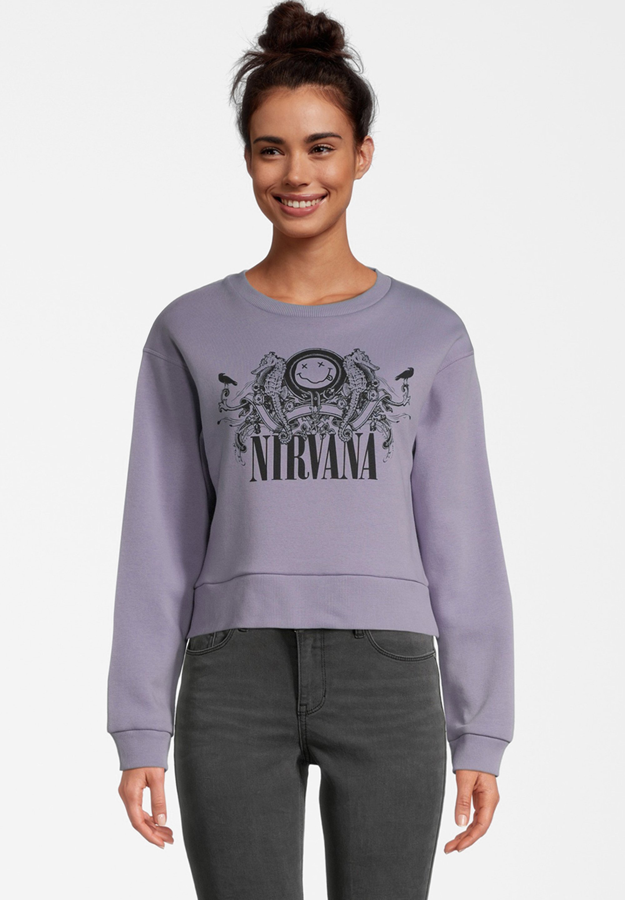 COURSE CROPPED NIRVANA - Sweatshirt - flieder/lilac - Zalando.de