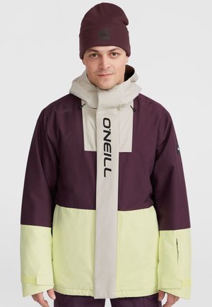 O'RIGINALS HYBRID - Chaqueta de esquí - aubergine colour block