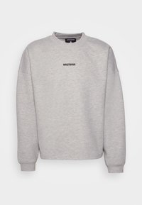 WRSTBHVR Mikina na zip - mottled grey