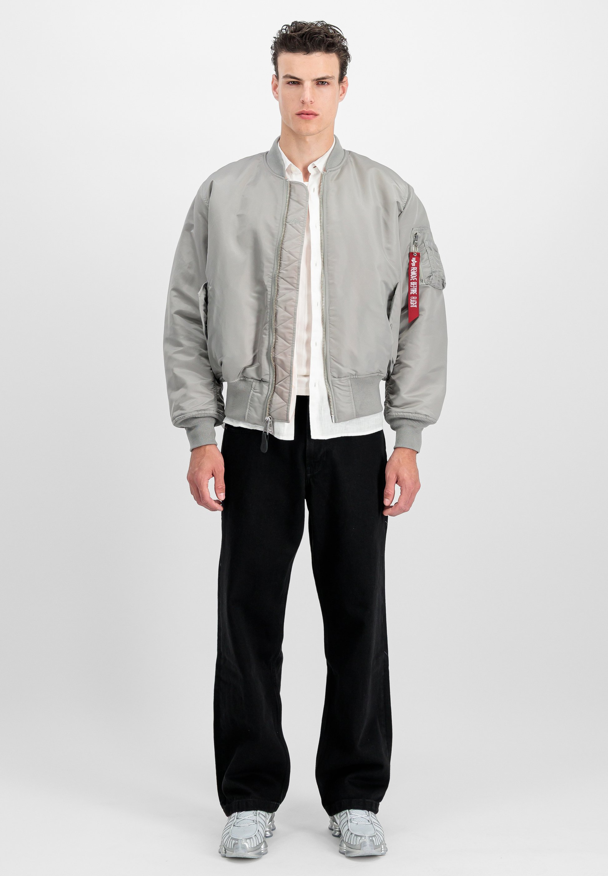 Alpha Industries MA-1 HERITAGE UNISEX - Bomber Jacket - silver