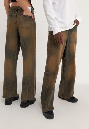 Relaxed fit jeans - black denim