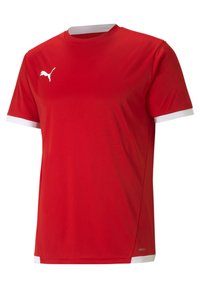 Puma - TEAMLIGA - Sports T-shirt - puma red puma white Thumbnail Image 1