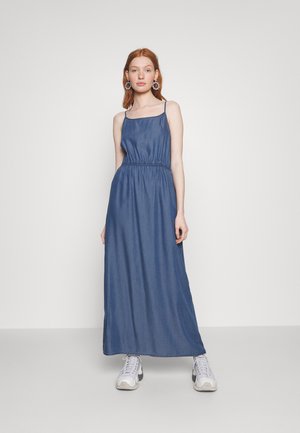 ONLY ONLPEMA WINNER LONG DRESS - Maksi suknelė - dark blue denim