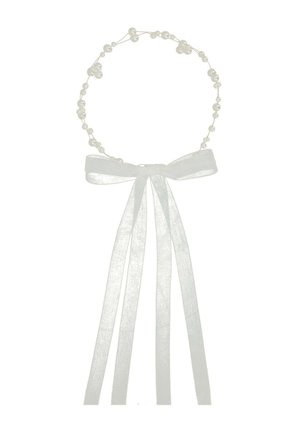 HAIR WIRE WITH PEARLS - Accessori capelli - white silver-coloured