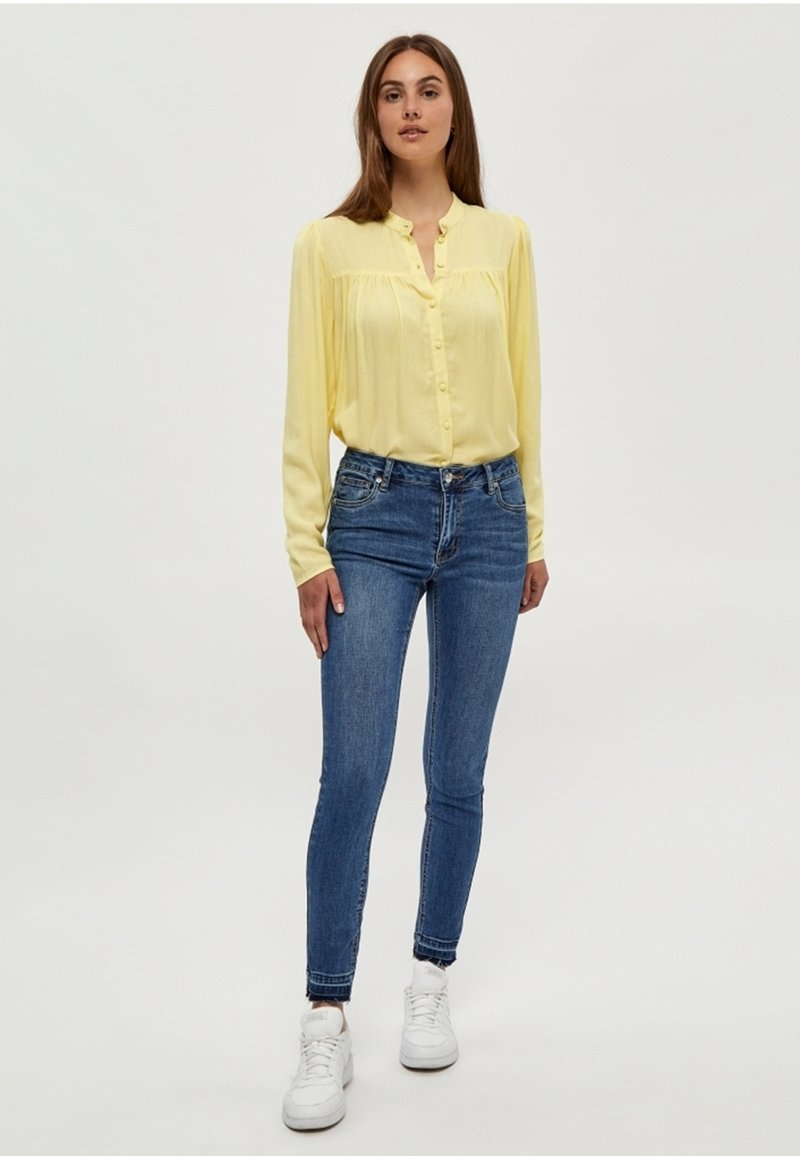 Damen Hemdblusen | Desires Hemdbluse yellow lemon/hellgelb - DF94137 Damen Hemdblusen | Desires Hemdbluse yellow lemon/hellgelb - DF94137