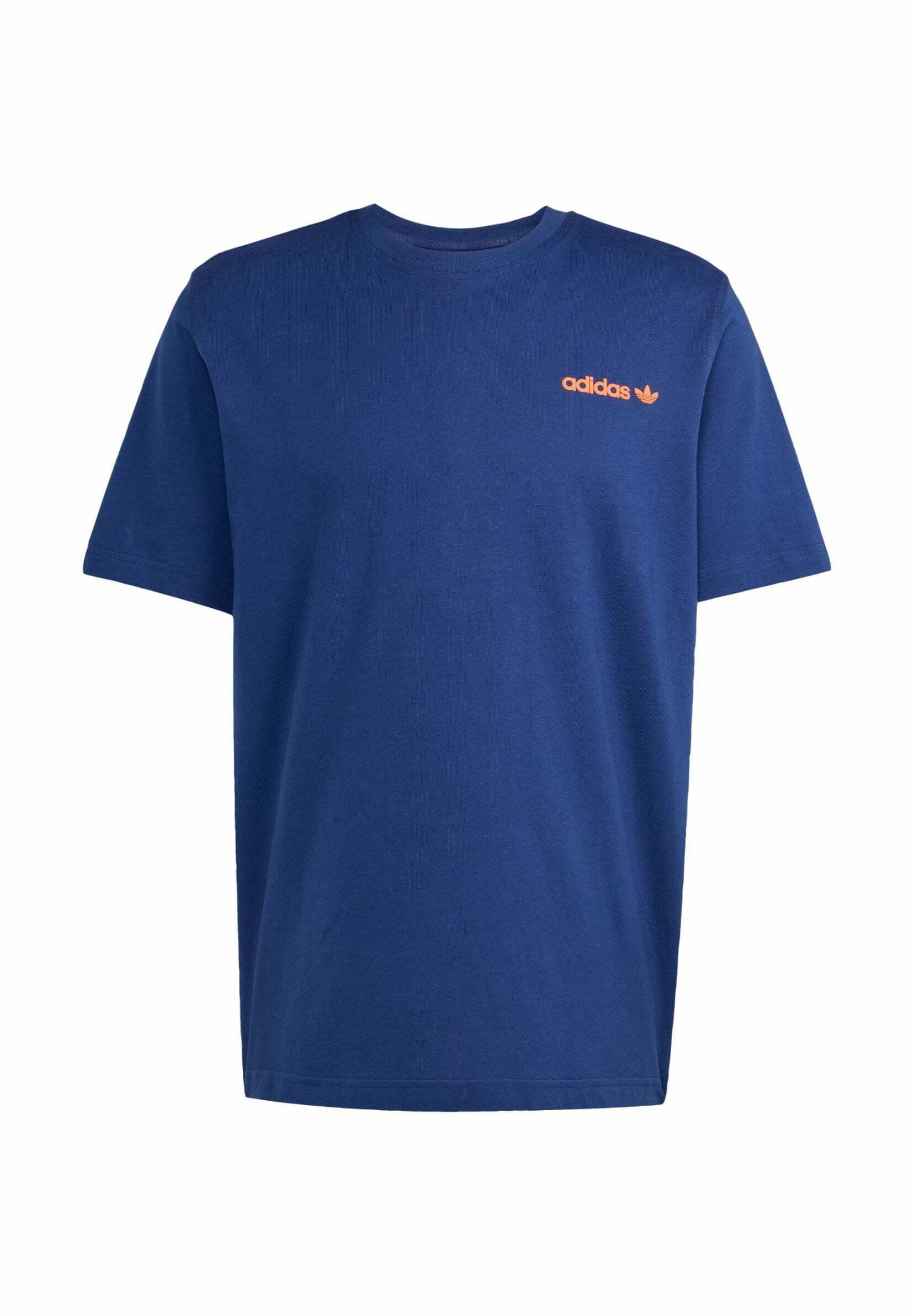 adidas Originals CALM COFFEE BEAR GRAPHIC TEE - T-shirt print - dark  blue/donkerblauw - Zalando.nl