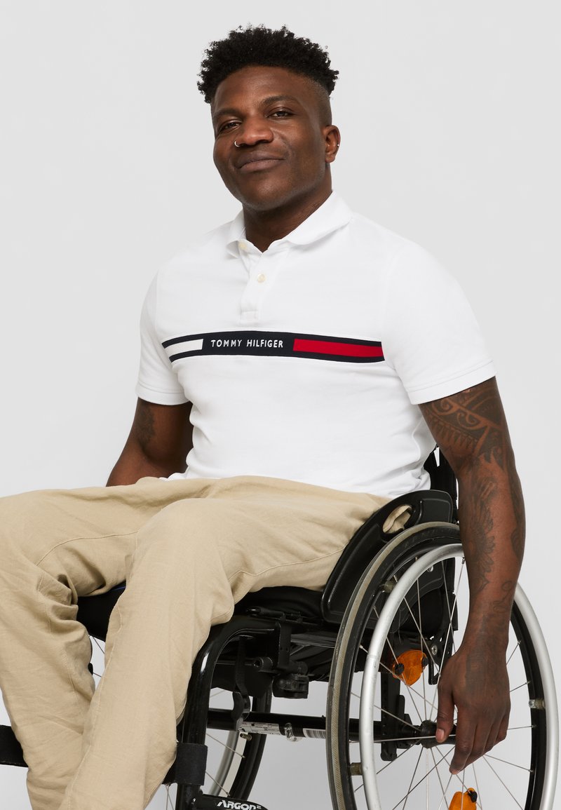 Tommy Hilfiger - CHEST INSERT - Polo - white, Ingrandire