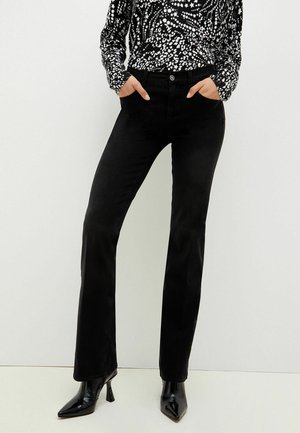 Bootcut jeans - black denim