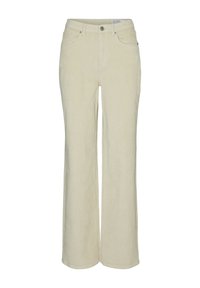 Vero Moda VMTESSA HR WIDE - Hlače - oatmeal