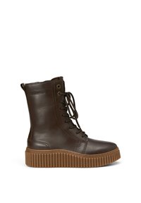 Marc O'Polo BIANCA - Stivaletti con la zeppa - dark brown