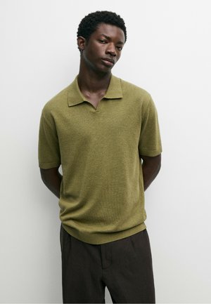 Massimo Dutti, Poloshirt - olive