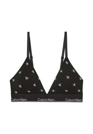 Calvin Klein, LIGHTLY LINED TRIANGLE - Triangel BH - diamond logo black