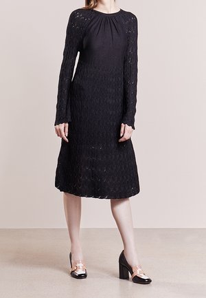 Abito in maglia - black