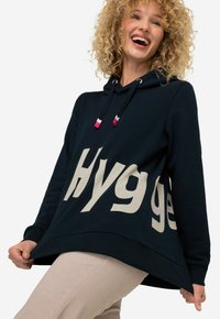 LAURASØN WORDING,  LANGARM - Jersey con capucha - dark blue