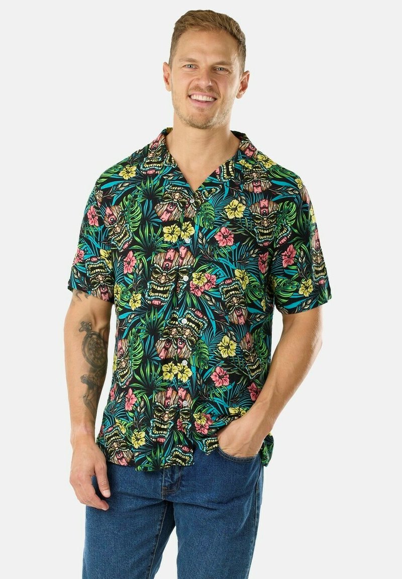Blount & Pool HONOLULU - Overhemd - toteme palm black
