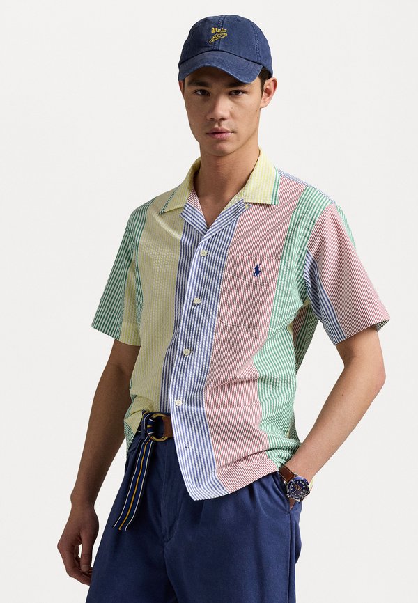 CLASSIC STRIPED SEERSUCKER CAMP SHIRT - Shirt