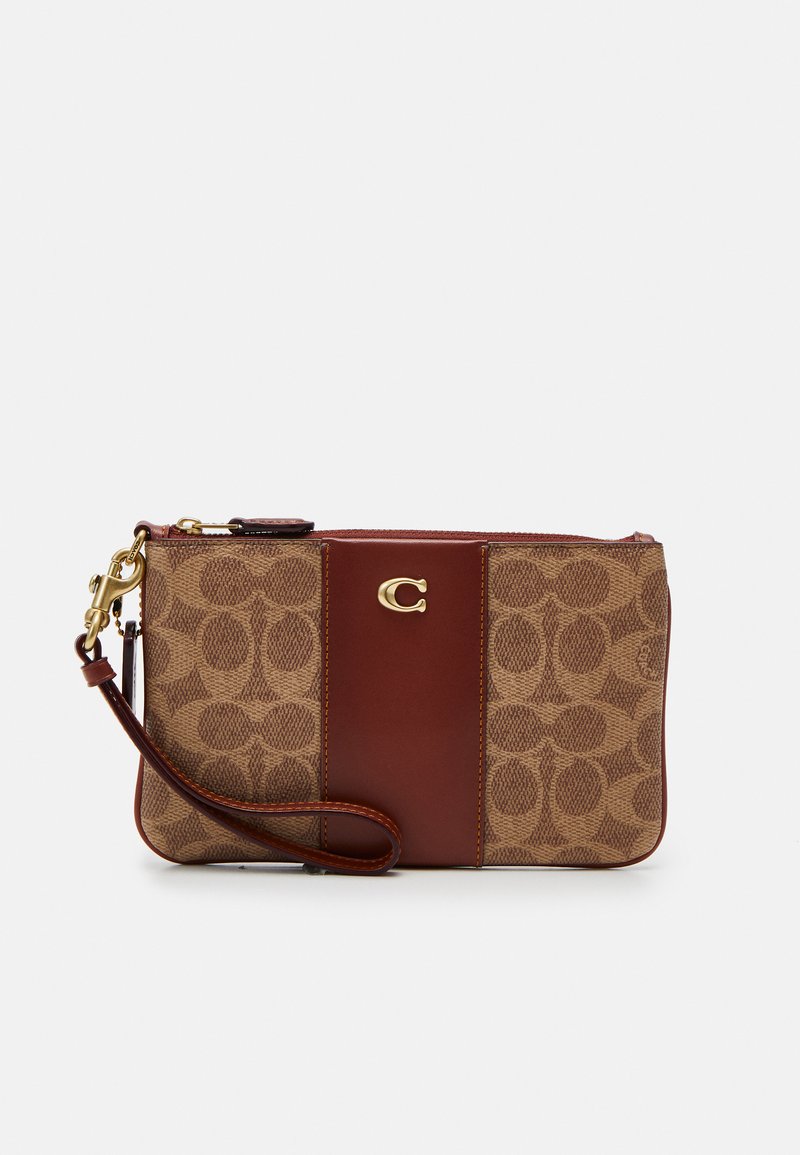 Coach SIGNATURE SMALL WRISTLET - Pénztárca - tan rust/barna - Zalando.hu