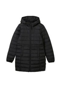 TOM TAILOR DENIM MIT KAPUZE Wintermantel deep black/schwarz