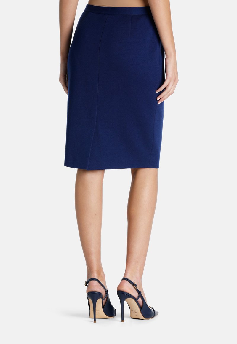 Jupe Vintage Luisa Spagnoli En Laine - Taille 48, Noir, Occasion Très Bon état