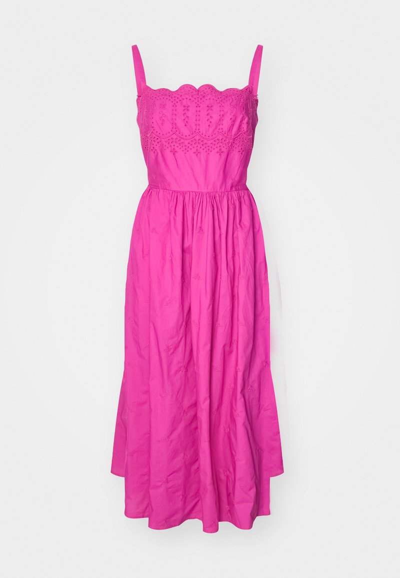 strapless open back dress CAM RON PINK FUR – PAOM