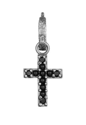 HOOP CROSS - Boucle d'oreille individuelle - schwarz