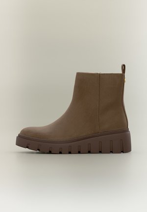Bottines à plateau - taupe