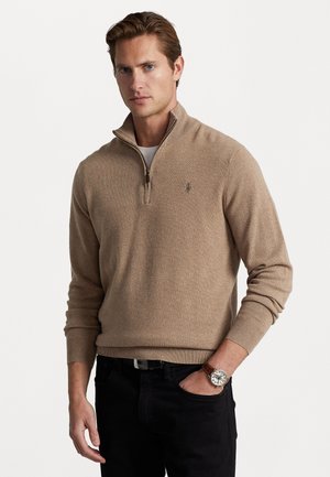 LONG SLEEVE - Neule - honey brown heather