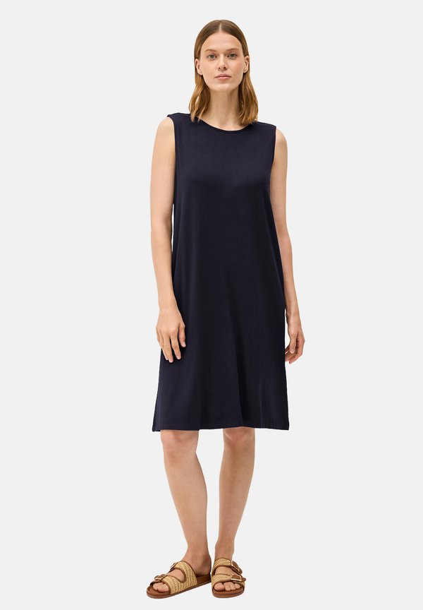 ÄRMELLOSES - Jerseykleid - blau