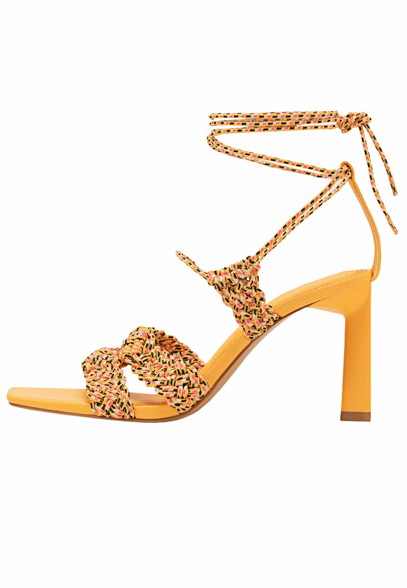 Damen Pumps | Stradivarius High Heel Sandaletteyellow, pink, black/gelb - MW29214 Damen Pumps | Stradivarius High Heel Sandaletteyellow, pink, black/gelb - MW29214