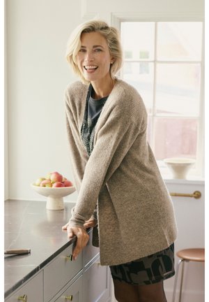 Cardigan - beige melange