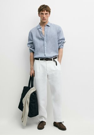 Massimo Dutti, Hemd - mottled dark blue