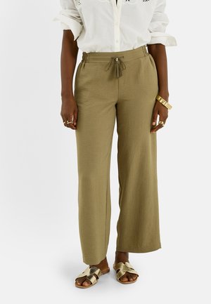 Grain de Malice, PANTALON FLUIDE TAILLE ÉLASTIQUÉE - Pantalon classique - kaki