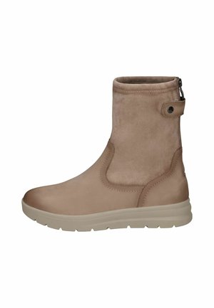 Caprice, STIEFELETTE - Enkellaarsjes met plateauzool - sand comb