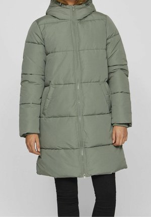 Abrigo de invierno - mottled green