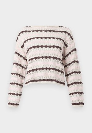ONLY, Pullover - birch/chocolate